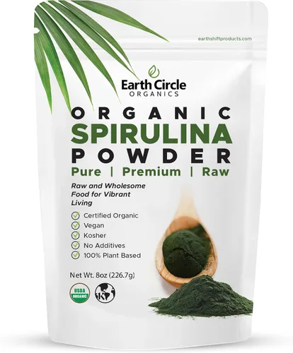 Vista 9 de Earth Circle Organics Espirulina en polvo
