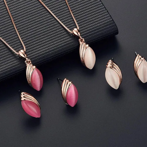 Vista 3 de shlutesoy Regalo del día de San Valentín, collar con colgante de marquesa de piedras preciosas falsas para mujer, Aleación, piedras preciosas