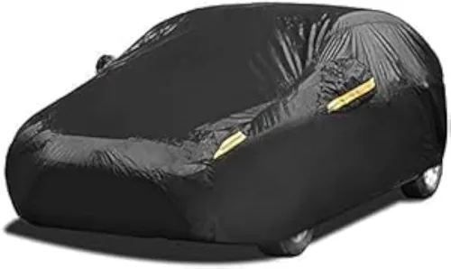 Vista 9 de Cubierta de Coche con Protección UV Resistente al Viento Resistente al Polvo Resistente a Rayones para Exteriores Universal Cubiertas Completas