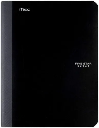 Vista 5 de Cuaderno/libreta de 100 hojas con renglones Five Star Composition Amarillo