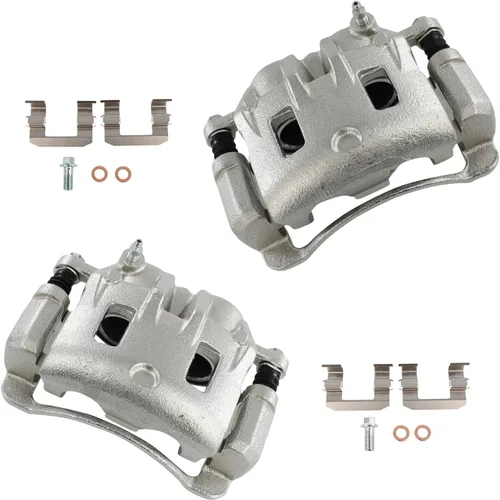 Vista 78 de cciyu 18B4918A Pinza de freno delantera derecha con soporte para Cadillac, para Chevy, para GMC
