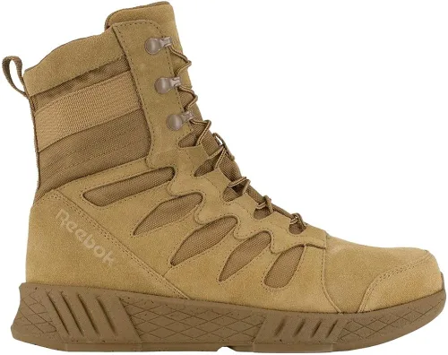 Vista 4 de Reebok Floatride Energy Tactical Safety Toe - Botas tácticas de 8 pulgadas con cremallera lateral
