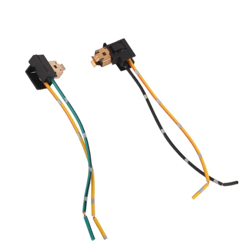Vista 8 de 2 piezas Conector H1, Arnés de Cableado de Faros Delanteros, Arnés de Enchufe de Bombilla de Luz Antiniebla de 12V-24V, Adaptador de Bombilla