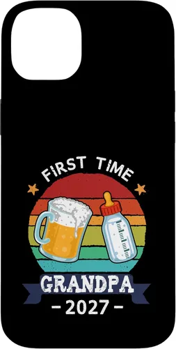 Vista 15 de First Time Grandpa 2027 Proud New Dad Grandpa Case for iPhone 17