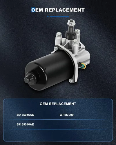 Vista 7 de Reemplazo del motor del limpiaparabrisas para 1998 para Dodge para B1500, OEM: 55155046AD, 55155046AE