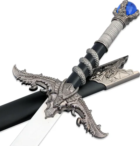 Vista 6 de Medieval Crusader Sword with Scabbard - Choose Your