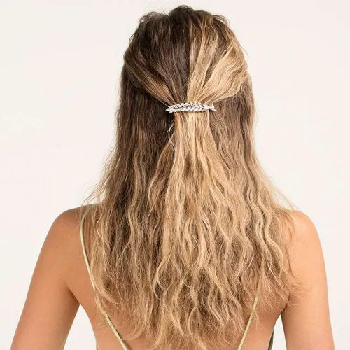 Vista 3 de Pasadores pequeños para el cabello, horquilla de cristal para el cabello, abrazadera superior, accesorios para el cabello para niñas y mujeres