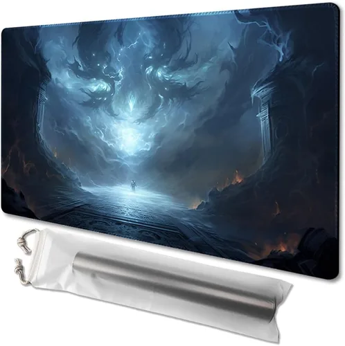 Vista 38 de MTG - Tapete de juego tamaño 24 x 14 pulgadas, bolsas de almacenamiento gratuitas, respaldo antideslizante, impresión, ideal para entusiastas