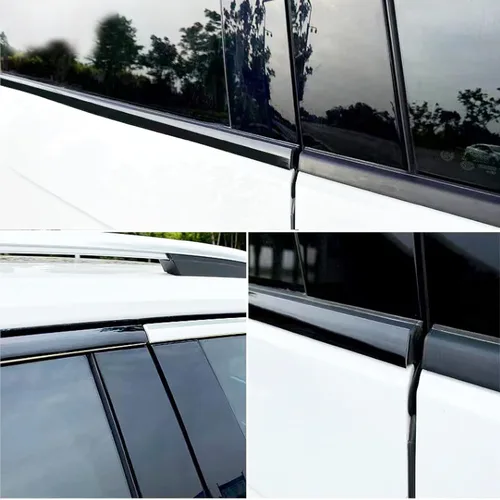 Vista 2 de 25 pies de ancho: 1/4 pulgada [6 mm] Moldura de auto universal para exterior e interior de coche, ventana, puerta, parachoques, lateral del cuerpo