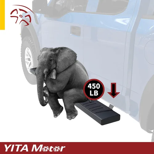 Vista 7 de Yitamotor - Estribos de 6 pulgadas compatibles con Ford F-150 SuperCab 2015-2025, Ford F250 F350 SuperCab 2017-2024, barras nerf laterales negras