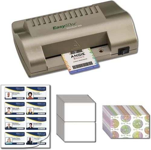 Vista 3 de Kit completo para imprimir en casa Hace 10 tarjetas de ID tipo PVC para impresoras de inyección de tinta