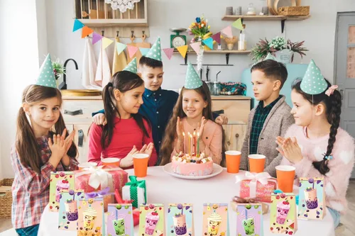 Vista 6 de 12 bolsas de fiesta de té Boba con calcomanías, recuerdos y decoraciones de fiesta de té Boba