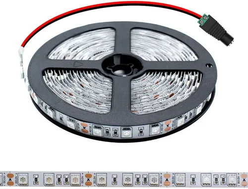 Vista 2 de Franja de LED ultravioleta, lightingwill 375 nm-380nm 16.4 ft 36 W 5 M 12 VUV ultravioleta Non-waterproof Blanco PCB flexible tiras de LED