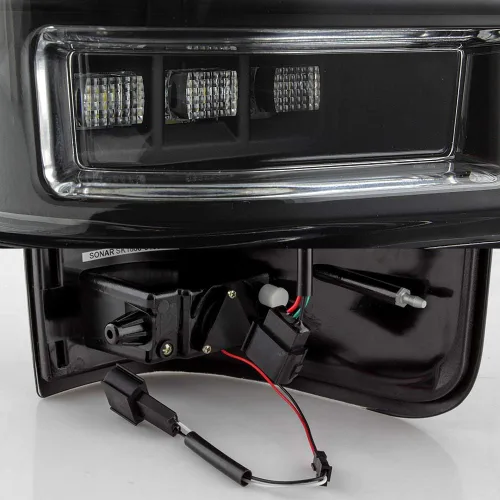 Vista 7 de AKKON - Compatible con Ford F150 2004-2008 [Styleside] Barra de tubo de tira LED negro luces traseras izquierda del conductor y lado derecho
