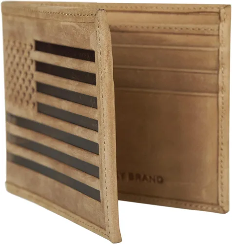 Vista 5 de Lucky Brand Men's Bifold Wallet ID Window Card Slots Genuine Leather Organization Durable Stylish