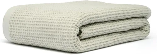 Vista 15 de Manta multiusos 100% de algodón de fibra extralarga, suave y transpirable, ligera para todas las estaciones, para sofá, sofá, cama, lavable a Espiga