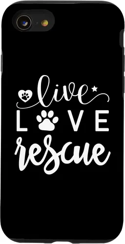 Vista 13 de iPhone 14 Love Rescue Rescue Pet Adoption Live Dog Shelter Forever Case