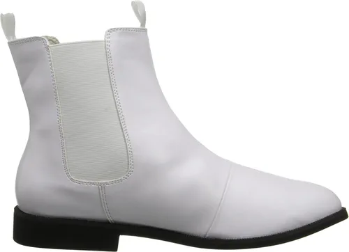 Vista 6 de Funtasma Botas de combate Trooper-12 para hombre, Blanco
