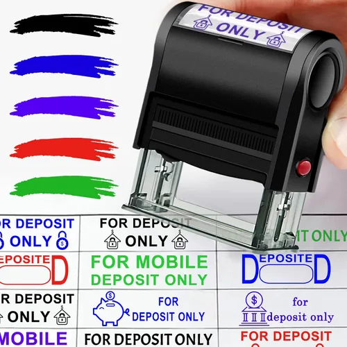 Vista 9 de Sello de copia personalizado: autoentintado, hasta 5 colores, 8 diseños Copiar sello
