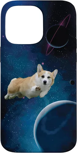 Vista 21 de Funny Kids Space Corgi Mom Pembroke Welsh Corgi Dog Lover Case for iPhone 17