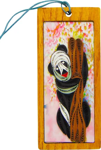 Vista 14 de Hermoso adorno con relleno que se dobla como una colección de marcadores, grueso y elegante. Gran regalo para amigos, familia, día de la madre