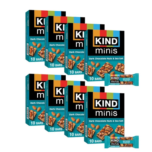 Vista 2 de KIND Bar Minis - Barritas de almendras con caramelo, tamaño mini