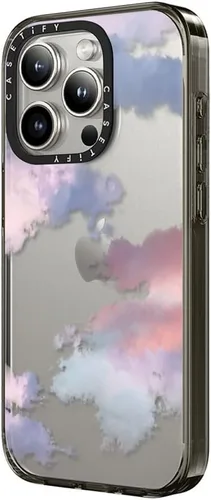 Vista 5 de CASETiFY Impact - Funda para iPhone 12 Pro Max, color negro transparente