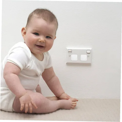 Vista 6 de DECHOUS 15pcs Childproof Electric Outlet Covers Style Material Safety Socket Plugs for Protection Easy to Install Fit Protectors