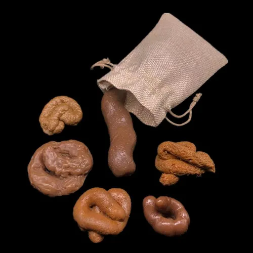 Vista 3 de 6 piezas de caca falsa realista falsa para perro, travesuras turd abril fools day bromas accesorios