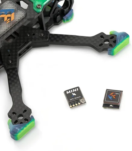 Vista 3 de Más Estabilidad M10 Mini Módulo GPS Posicionamiento Rápido para RC FPV Drone 0.472x0.472 in