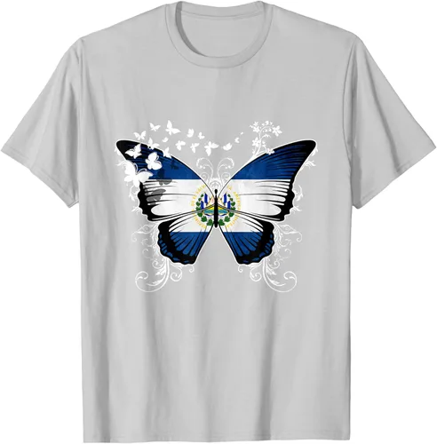 Vista 75 de Camiseta con diseño de bandera de El Salvador