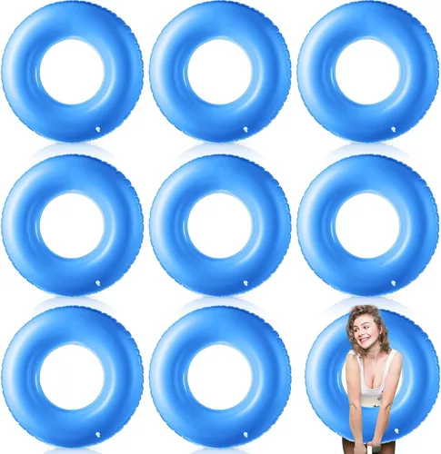 Vista 16 de Gemscream 8 flotadores inflables para piscina, tubo de piscina de 36 Amarillo
