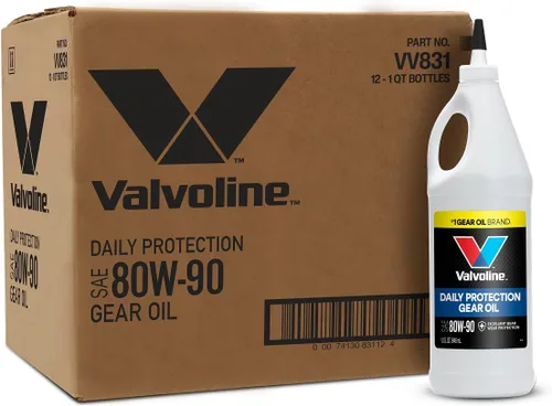 Vista 13 de Valvoline SAE de alto rendimiento 85W-140, aceite de engranaje, cubeta de 5 gal