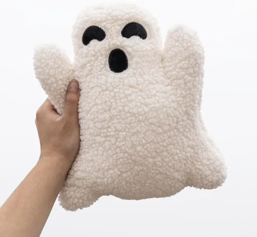 Vista 2 de Almohada fantasma - Ropa de cama de Halloween, almohada en forma de fantasma (11.8 pulgadas)
