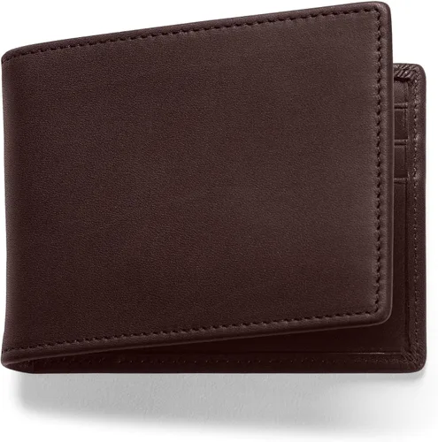 Vista 6 de Leatherology RFID - Cartera bifold para hombre, color marrón