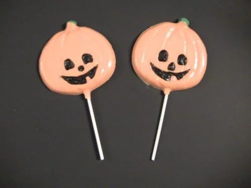 Vista 2 de Jack O'Lantern - Molde para piruletas de caramelo de chocolate y calabaza para Halloween