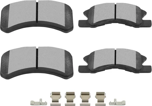 Vista 32 de SCITOO Juego de pastillas de freno semimetálicas delanteras D412 para Chevrolet Camaro 1988-1991, Chevrolet Corvette 1988-1996, Pontiac Firebird