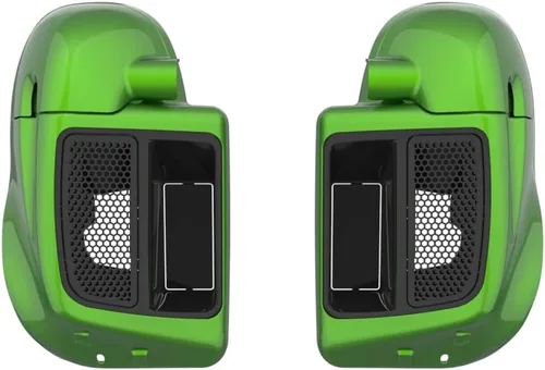 Vista 29 de Kits de calentadores de piernas con ventilación y combinación de color con guantera para Harley Davidson Touring Street Road King Glide FLTR 2014