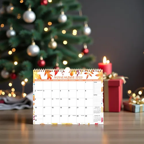 Vista 5 de Calendario 2026-2027 – Calendario de pared de enero de 2026 a junio de 2027, planificador mensual de 18 meses con diseños de temporada