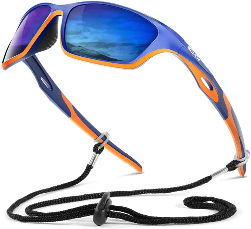 Vista 8 de SCVCN Polarized Sunglasses Sports Glasses UV400 Protection for Men Women Cycling MTB Fishing Running Driving Baseball S33