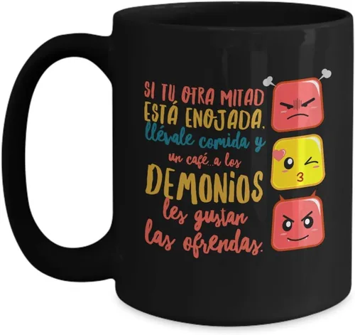 Vista 3 de Regalo para novia Taza de cafe para esposo Perfecto regalo para navidad, graduados, profesionales y estudiantes Vaso con afirmaciones Blanco