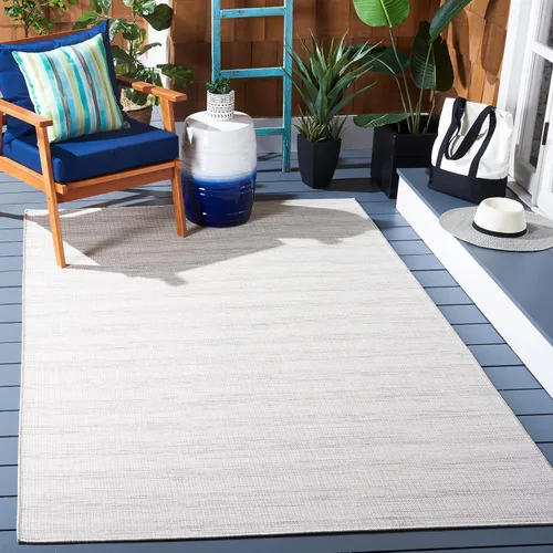 Vista 21 de SAFAVIEH Hampton Collection - Alfombra lavable para exteriores de 2 x 9 pies, color marfil y gris, no desprende pelusa y fácil de limpiar, ideal