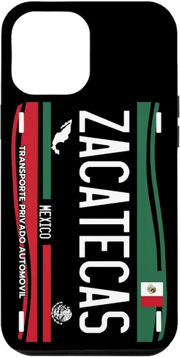 Vista 25 de Placa de matrícula Zacatecas para iPhone 13 Pro Max, Zacatecas México, funda Zacatecas