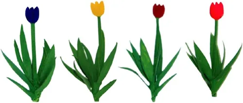 Vista 2 de JTT Scenery Products Plantas con flores, tulipanes