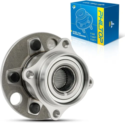 Vista 23 de PHILTOP 512012 x2 Conjunto de cubo de cojinete de rueda trasera para Volkswagen Jetta for 1998-2010 Volkswagen Beetle, 1999-2005 Volkswagen Jetta