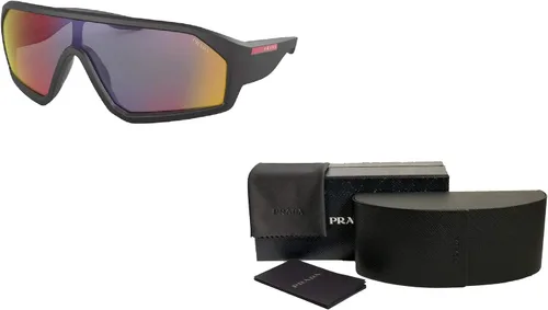 Vista 3 de Prada PS03VS Shield - Gafas de sol para hombre paquete con kit de gafas de cortesía iWear de diseñador