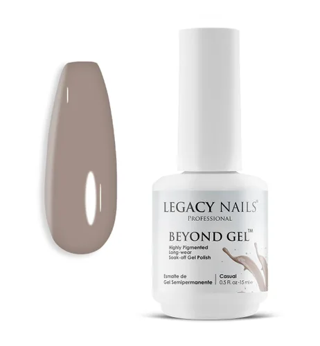 Vista 23 de LEGACY NAILS Professional Beyond Gel Soak-Off Esmalte de uñas – Cobertura completa, altamente pigmentado (BEYOND GEL – ALBA 1/2 oz)