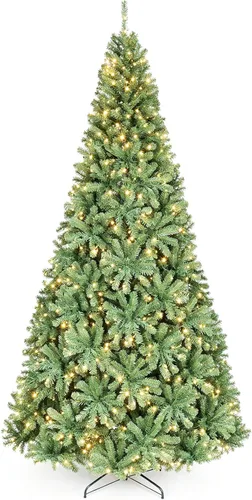 Vista 34 de GOFLAME Árbol de Navidad preiluminado de 7.5 pies con control remoto 3-Verde