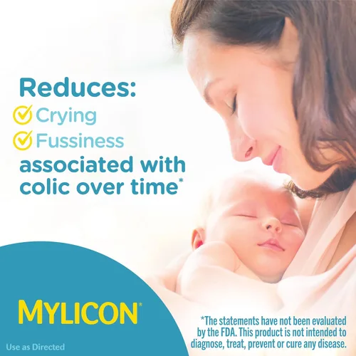 Vista 3 de Gotas probióticas diarias de Mylicon para bebés, para cólicos e intranquilidad, 8mL, 21 dosis diarias