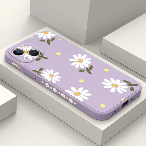Vista 30 de LEECG Funda para iPhone 13 con diseño de mariposas y flores, diseño de astronauta, funda de teléfono con forro de microfibra suave, funda delgada